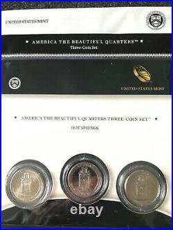 Complete Series of US Mint America The Beautiful 3 Coin Sets