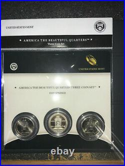 Complete Series of US Mint America The Beautiful 3 Coin Sets