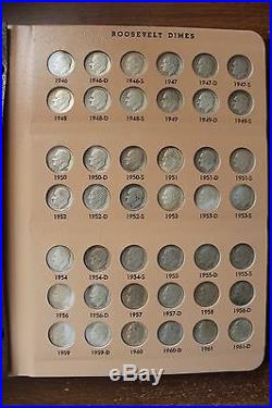 Complete Set 1946 2016 Roosevelt Dime Dansco 1946-1964 Silver +1 Free Bu Proof