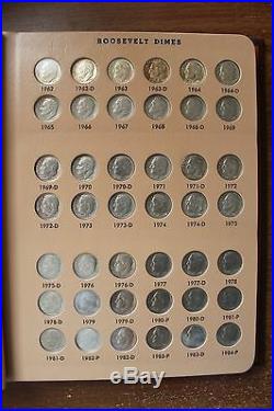 Complete Set 1946 2016 Roosevelt Dime Dansco 1946-1964 Silver +1 Free Bu Proof