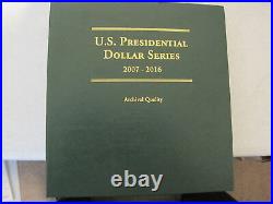 Complete Set 2007 to 2021 P D Unc Presidental Dollars (80) in Littleton Album
