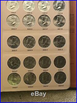 Complete Set Dansco Kennedy Half Dollar 1964-2014 P&d Collection 94 Coins