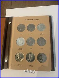 Complete Set Eisenhower Dollars Uncirculated PDS Proofs & Silver Proof 32 Coins
