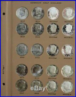 Complete Set Kennedy Half Dollars PDS & Silver Proofs 2012 2019