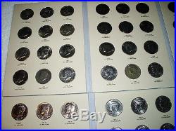 Complete Set Kennedy P&D Half Dollar coins, 1964-2019 including 3 albums & 1970D
