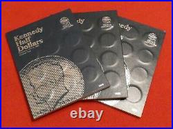 Complete Set Kennedy P&D Half Dollar coins, 1964-2019 with 3 albums & 1970D No-585