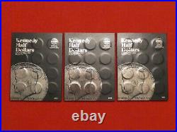 Complete Set Kennedy P&D Half Dollar coins, 1964-2021 with 3 albums & 1970D #1486