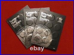 Complete Set Kennedy P&D Half Dollar coins, 1964-2021 with 3 albums & 1970D #1486