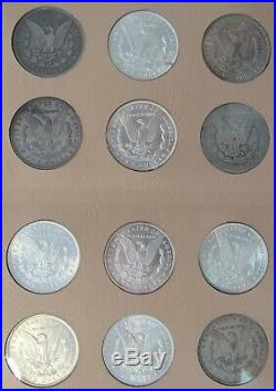 Complete Set Of 1878 1890 P/CC/O/S Mints Morgan Silver Dollars, Total 48 Coins