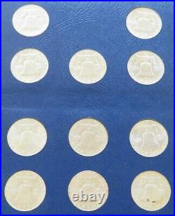 Complete Set Of 1948 to 1963 P/D/S FRANKLIN HALF DOLLAR SET ALBUM (35 Coins)
