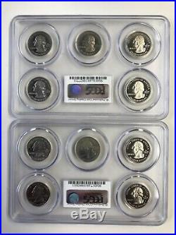 Complete Set Of 1999-2008 Pcgs Pr69dcam Clad State Quarters (50 Different Coins)