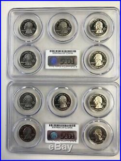 Complete Set Of 1999-2008 Pcgs Pr69dcam Clad State Quarters (50 Different Coins)