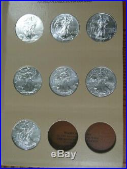 Complete Set Of 34 Uncirculated American Silver Eagles 1986 2019