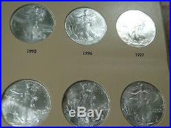 Complete Set Of 34 Uncirculated American Silver Eagles 1986 2019