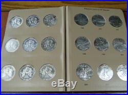 Complete Set Of 34 Uncirculated American Silver Eagles 1986 2019