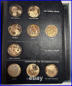 Complete Set Of 36 History Of Drugs Bronze Medals