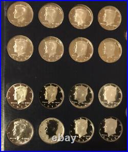 Complete Set Of Silver Kennedy Half Dollars 55 Silver Coins