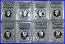 Complete Set PCGS Proof 69DCAM Kennedy Silver Half 31 Coins 1992-2021, 1976