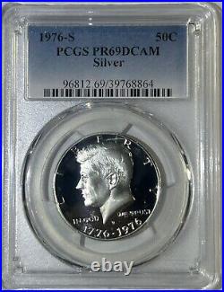 Complete Set PCGS Proof 69DCAM Kennedy Silver Half 31 Coins 1992-2021, 1976