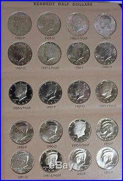 Complete Set PDS & Silver Proofs 1964-2018 Kennedy Half Dollars