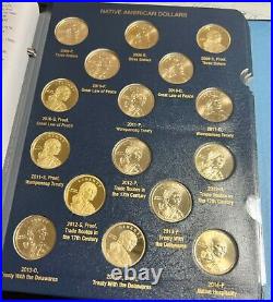 Complete Set Sacagawea Whitman album 2009-2021 mints P D S 39 uncirculated