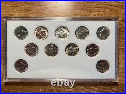 Complete Set Silver Nickels in Capitol Plastics Holder Lovely UNCs