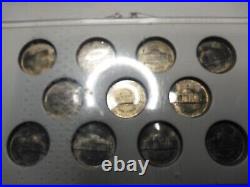 Complete Set of 1942-1945 Silver War Nickels 11 Coins in Gem BU Nice High Grade