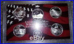 Complete Set of 1999-2008 U. S. 90% SILVER PROOF State Quarters 50 coins us mint