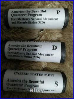 Complete Set of 2013 PDS America the Beautiful US Mint Rolls (15 rolls!)