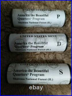 Complete Set of 2016 PDS America the Beautiful US Mint Rolls (15 rolls!)