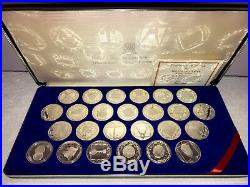 Complete Set of 25 British Virgin Islands Treasure $20 Coins of the Caribbean