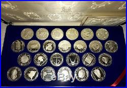 Complete Set of 25 Coins British Virgin Islands Treasure Coins of the Caribbean