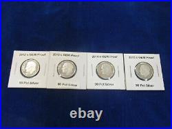 Complete Set of 30 Silver Proof Roosevelt Dimes (1992s-2021s)