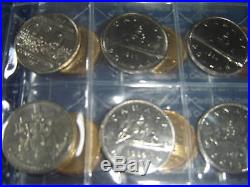 Complete Set of Canada Dollars Coins (1968-2012) 46 Coins