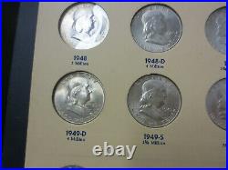 Complete Set of Franklin Half Dollars (BU) (35 Coins) (NICE SET Estate Fresh)