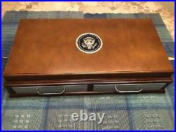 Complete Set of Presidential Dollar Coins & 12 Coin Rolls withDisplay Box