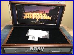 Complete Set of Presidential Dollar Coins & 12 Coin Rolls withDisplay Box