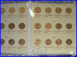 Complete Set of Presidential One Dollar Coins /Album 2007 to 2016 Denver Mint