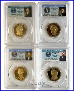 Complete Set of Proof Presidential $1 PR70DCAM PGCS President PIC Label