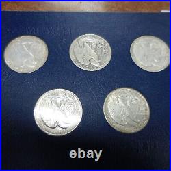 Complete Short Set of Liberty Walking Half Dollars 1941-47 HIGH GRADE 20 COINS