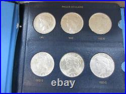 Complete Silver Peace Dollar Set High Grade 24-Coin Silver Dollar Set Q3DE
