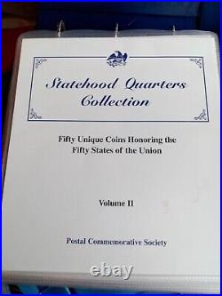 Complete State Quarter Set Volumes 1 &2 US Coins dated 1999- 2009