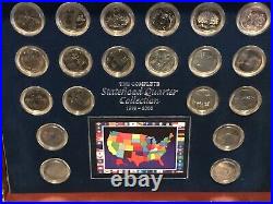 Complete Statehood Quarters Collection in Nice Wooden Box with Certificate/ COA