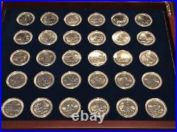 Complete Statehood Quarters Collection in Nice Wooden Box with Certificate/ COA