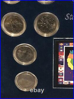 Complete Statehood Quarters Collection in Nice Wooden Box with Certificate/ COA