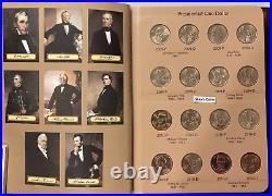 Complete US Mint Presidential Dollar Coin P&D Set 78 BU Coins Dansco Album