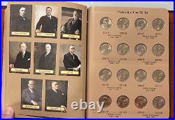 Complete US Mint Presidential Dollar Coin P&D Set 78 BU Coins Dansco Album