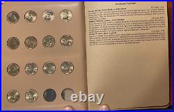 Complete US Mint Presidential Dollar Coin P&D Set 78 BU Coins Dansco Album