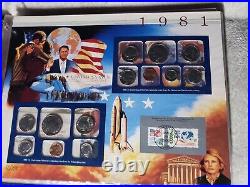 Complete U. S. Uncirculated Mint Sets Collection (1965-2000) with Annual Stamps