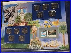 Complete U. S. Uncirculated Mint Sets Collection (1965-2000) with Annual Stamps